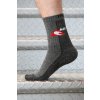 Ponožky černošedé termo, silné ACI (1 pár) (Velikost/Provedení 40-41)