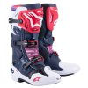 boty TECH 10 SUPERVENTED, ALPINESTARS, perforované (tmavě modrá/bílá/červená/fialová) 2024