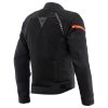 Dainese AIR FRAME 3 TEX letní textilní bunda černá/fluo-červená vel.52 (Velikost/Provedení 52)