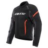 Dainese AIR FRAME 3 TEX letní textilní bunda černá/fluo-červená vel.52 (Velikost/Provedení 52)