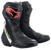 boty SUPERTECH R, ALPINESTARS (černá/bílá/červená fluo/žlutá fluo) 2025 (Velikost/Provedení 44)