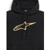 mikina GILDED HOODIE, ALPINESTARS (černá/zlatá) (Velikost/Provedení L)