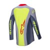 dres TECHSTAR MELT, ALPINESTARS (červená/šedá) 2025 (Velikost/Provedení L)