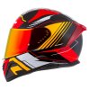přilba Aero Drome, CASSIDA (černá met./oranžová/červená/bílá) 2026 (Velikost/Provedení M (57 až 58 cm))