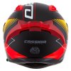 přilba Aero Drome, CASSIDA (černá met./oranžová/červená/bílá) 2026 (Velikost/Provedení M (57 až 58 cm))