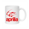 hrnek aprilia bílý