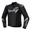 bunda FASTER 3 AIRFLOW, ALPINESTARS (černá/bílá) 2026 (Velikost/Provedení 52)