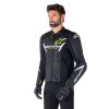 bunda FASTER 3 AIRFLOW, ALPINESTARS (černá/bílá/žlutá fluo) 2026 (Velikost/Provedení 54)