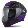 přilba Orbit Multivers, CASSIDA (černá matná/fialová/šedá/bílá) 2026 (Velikost/Provedení XL (61 až 62 cm))