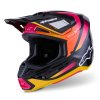 přilba SUPERTECH S-M7 RISE, ALPINESTARS (černá/žlutá/růžová fluo) 2026 (Velikost/Provedení L)