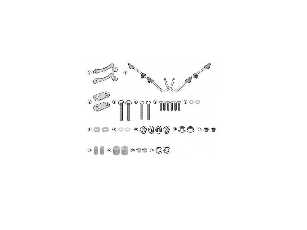 GIVI MONTÁŽNA SADA NA PLEXI 6109A