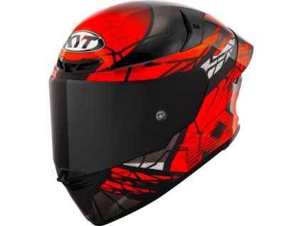 KYT prilba TT-REVO - COMBUSTION / Matt Red