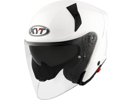 Y6TJ00W3 KYT TTR JET PLAIN WHITE 7