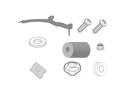 GIVI SADA NA MONTÁŽ PLEXI YAMAHA X-MAX 125-400/MBK EVOLYS/SKYLINER 125-250 D2111KIT