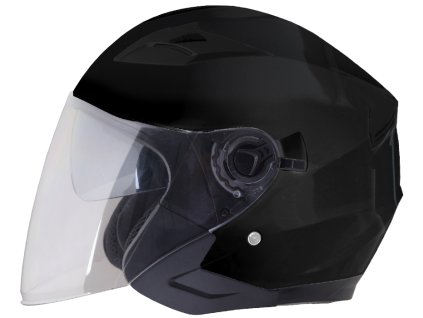 SHIRO PRILBA SH-451 ČIERNA LESKLÁ
