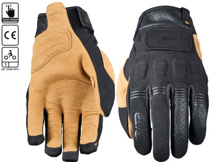 FIVE RUKAVICE SCRAMBLER BLACK/TAN