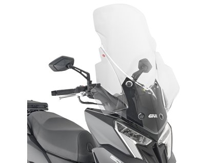 GIVI PLEXI KYMCO DINK R 125-150 TUNNEL / DINK 125-150 FLAT (23) 6121DT