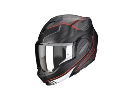 109349 prilba scorpion exo tech evo animo matt black red