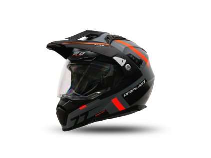 motocross aries helmet black and neon yellow