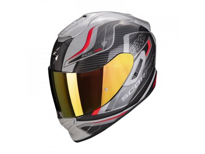 109145 prilba scorpion exo 1400 evo air attune grey black red