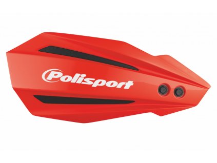 Chránič páčiek POLISPORT MX BULLIT s montážnym systémom Červená