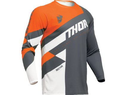 DRES THOR SECTOR CHECKER CHARCOAL/ORANGE