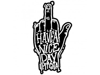 Nálepka Pitcha NICE DAY black