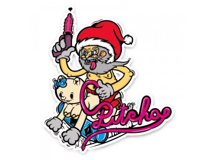 Nálepka Pitcha Bad Santa