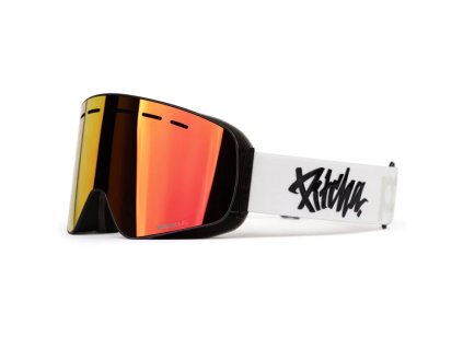 Lyžiarske okuliare Pitcha XC3 white POW / full revo red