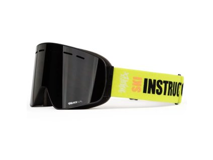 Lyžiarske okuliare Pitcha XC3 fluo INSTRUCTOR / black