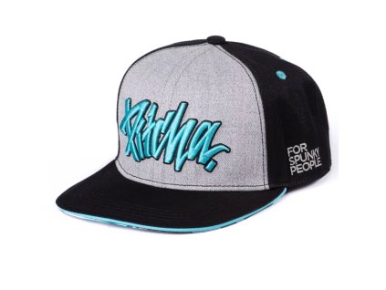 Šiltovka Pitcha FSP snapback hat black/turquoise