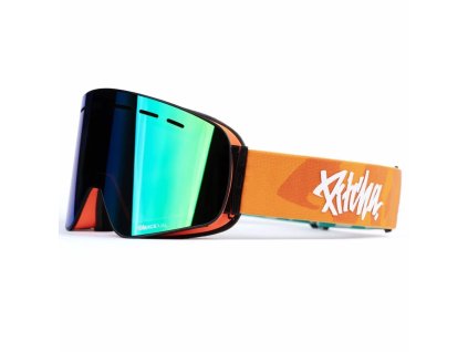 Lyžiarske okuliare Pitcha XC3 duo emerald-orange / full revo green