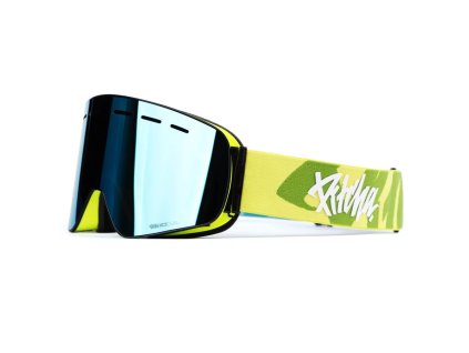 Lyžiarske okuliare Pitcha XC3 duo turquoise-fluo / revo ice blue