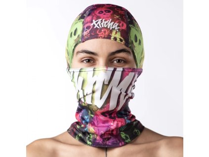 Kukla Pitcha NINJA balaclava neon/skull