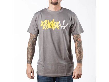 Tričko Pitcha CAMEL TOE grey/yellow