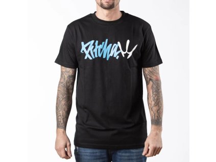 Tričko Pitcha CAMEL TOE black/blue