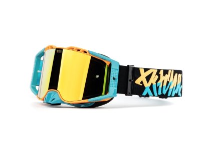 Okuliare Pitcha FURIOUS orange/turquoise - orange mirrored