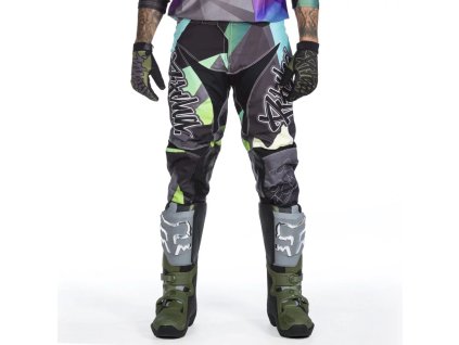 Nohavice Pitcha FASTER 2024 black/rainbow
