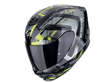 Scorpion EXO-391 CLUTTER  gloss black-neon yellow