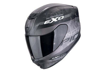 Scorpion EXO-391 AVA matt black silver