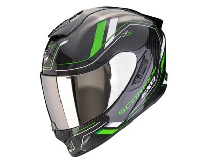 Scorpion EXO-1400 EVO II CARBON AIR MIRAGE matná čierno-zelená
