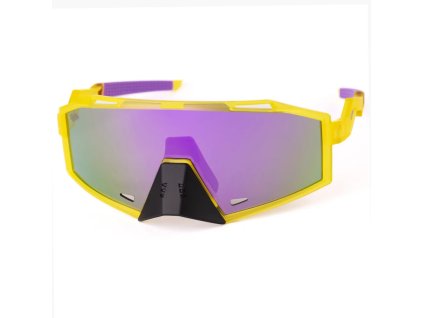 Slnečné okuliare Pitcha THUNDER yellow/purple2 mirrored