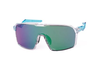 Slnečné okuliare Pitcha STRIKER transparent/green mirrored