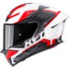 Y6TR0051 KYT TT REVO SPEEDING WHITE RED 4
