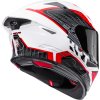 Y6TR0051 KYT TT REVO SPEEDING WHITE RED 6