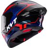 Y6TR0053 KYT TT REVO SPEEDING BLACK RED BLUE 5