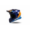 motocross korey helmet for kids blue and orange (2)