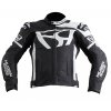 KOŽENÁ PÁNSKA BUNDA MUGEN RACE LJ-MNR-1920 BLACK/WHITE