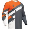 DRES THOR SECTOR CHECKER CHARCOAL/ORANGE