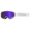 Lyžiarske okuliare Pitcha W1 white grey / full revo purple